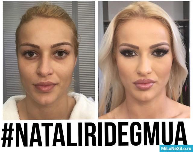 Европейские порноактрисы до и после макияжа